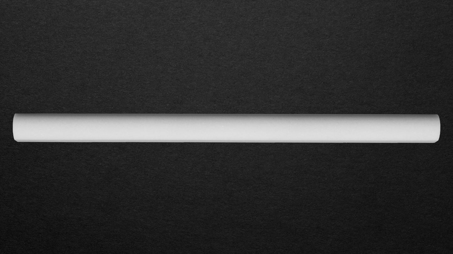 Thassos Bullnose Trim Honed 3/4"X 12"