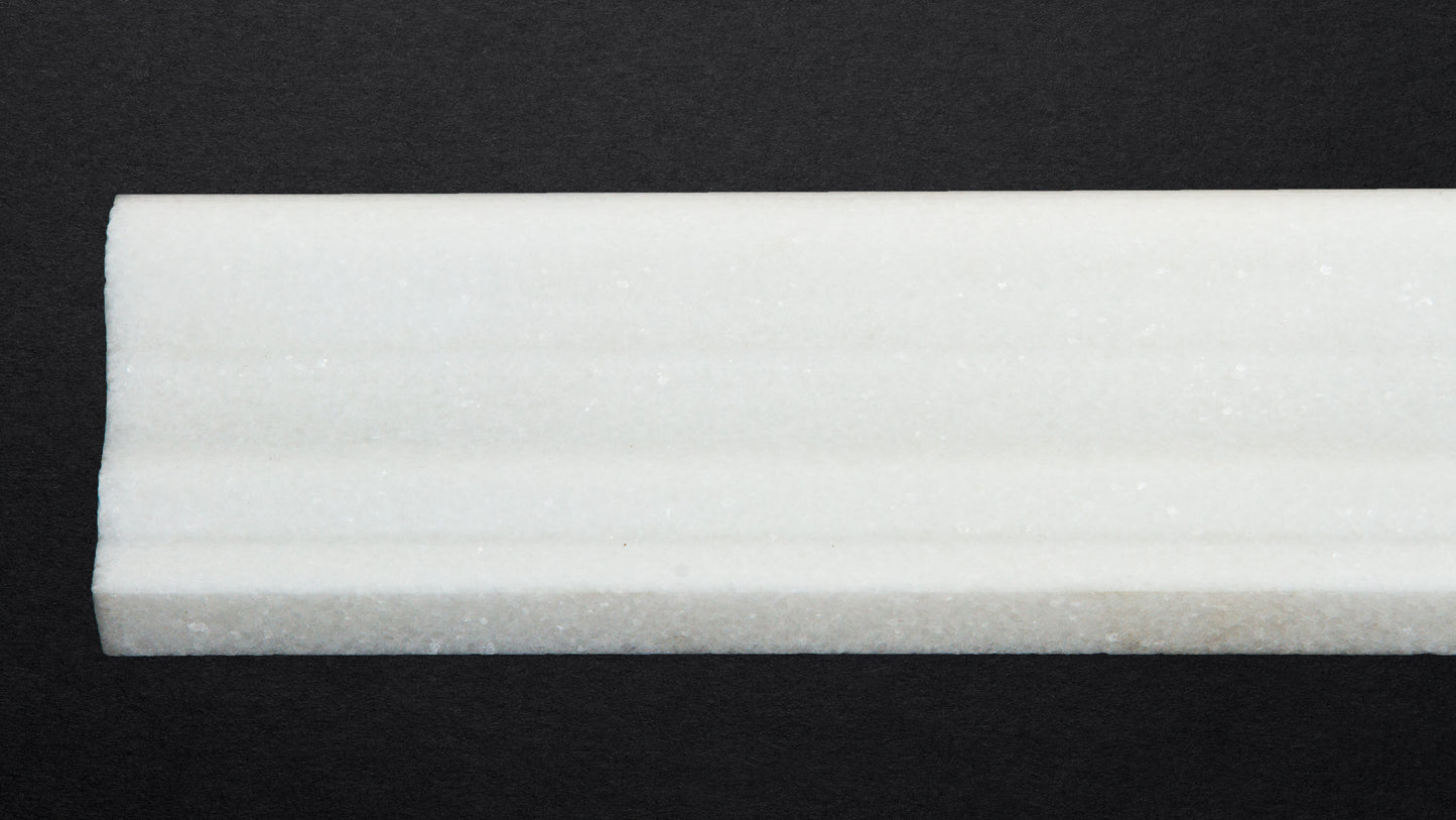 Thassos Regency Trim Polished 2" x 12"