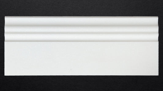 Thassos Base Molding Honed 4 3/4" x 12"