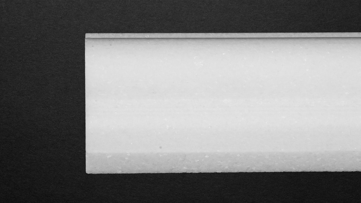 Thassos Crown Molding Ogee Honed 2"X12"
