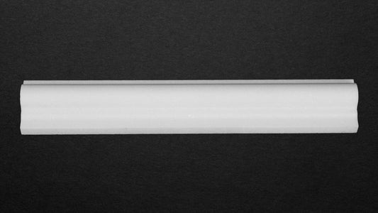 Thassos Crown Molding Ogee Polished 2" X 12"
