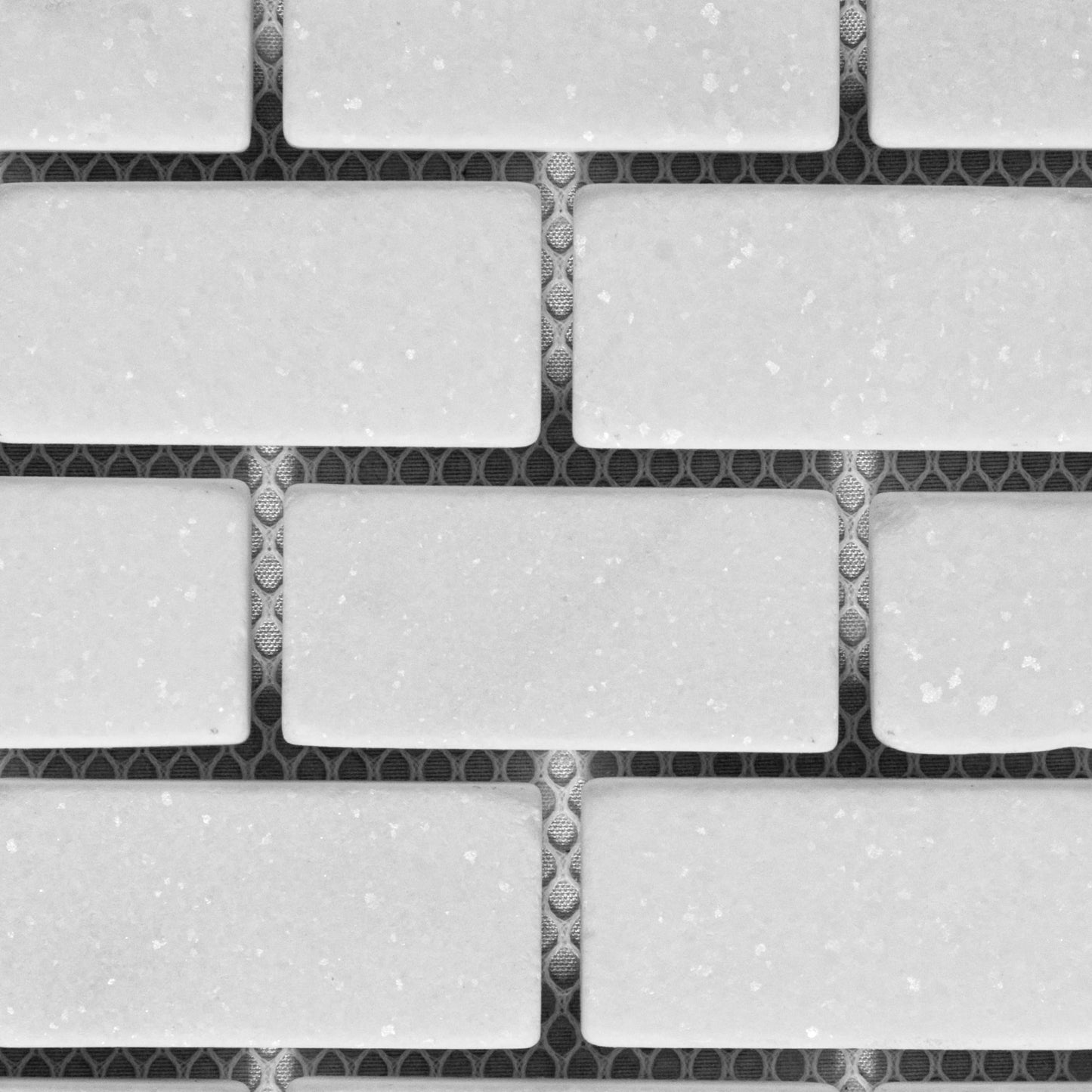 Thassos Mosaic Tumbled 1"X2"