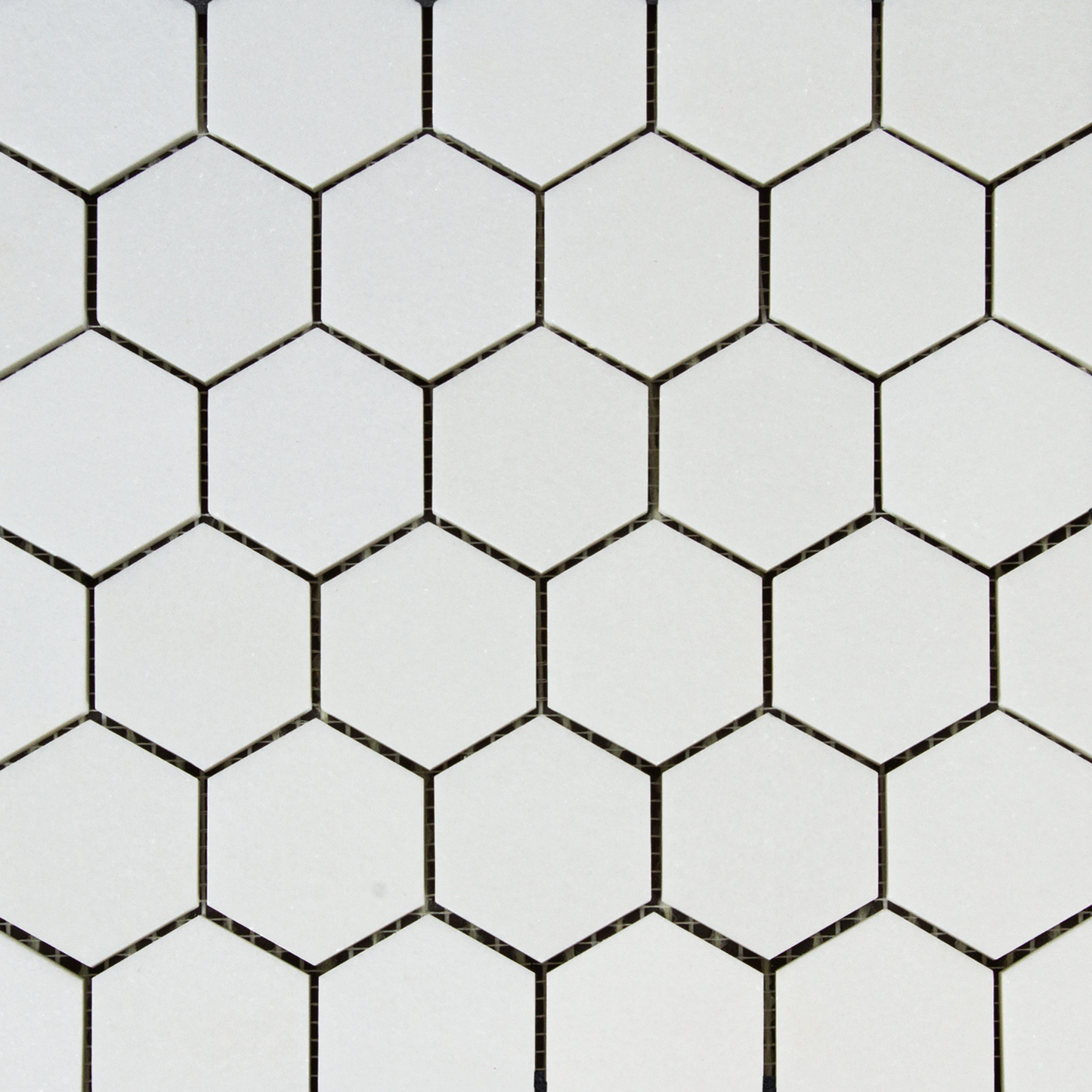 Hexagon Thassos Mosaic Polished 12'' x 12'' x 2"