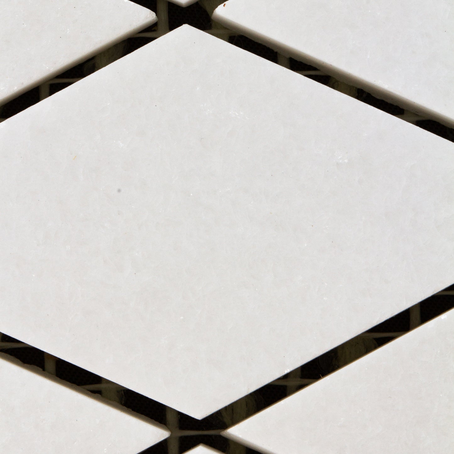 Diamond Thassos Mosaic Polished 1 1/4" x 2 1/8"