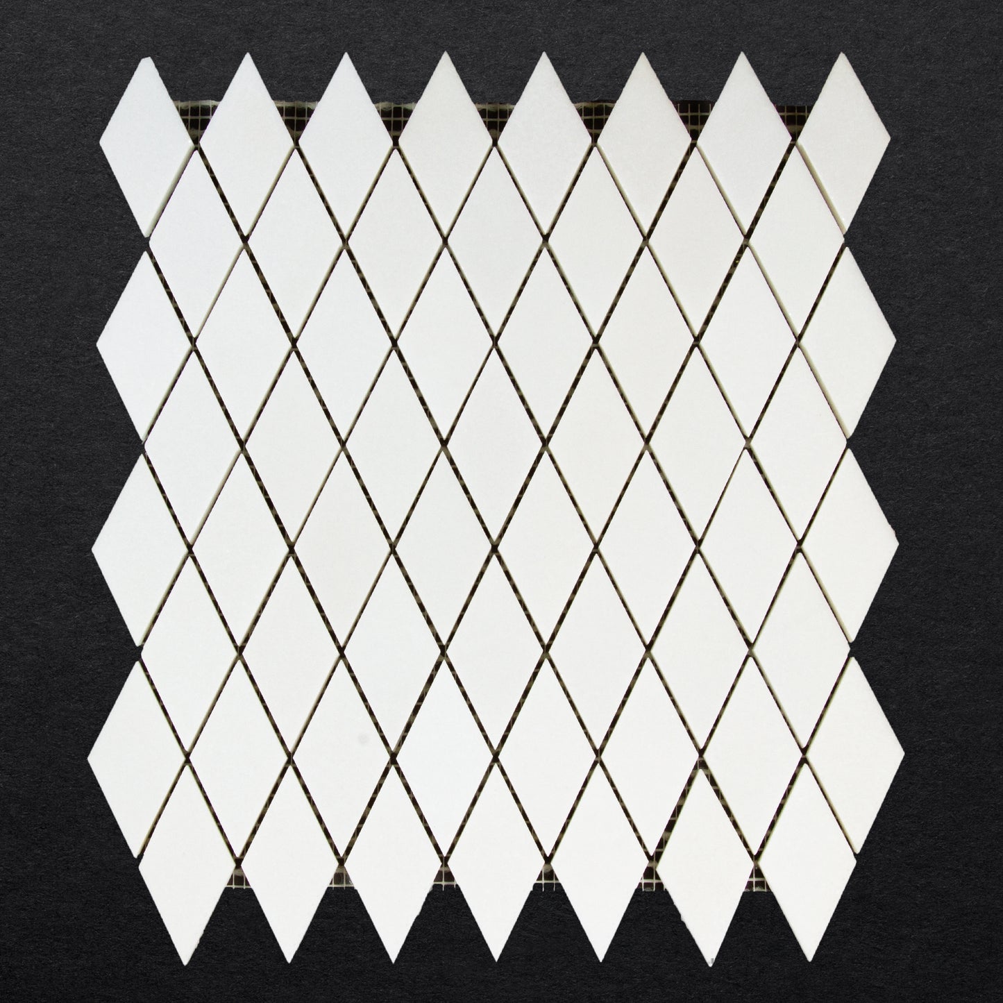 Diamond Thassos Mosaic Polished 1 1/4" x 2 1/8"
