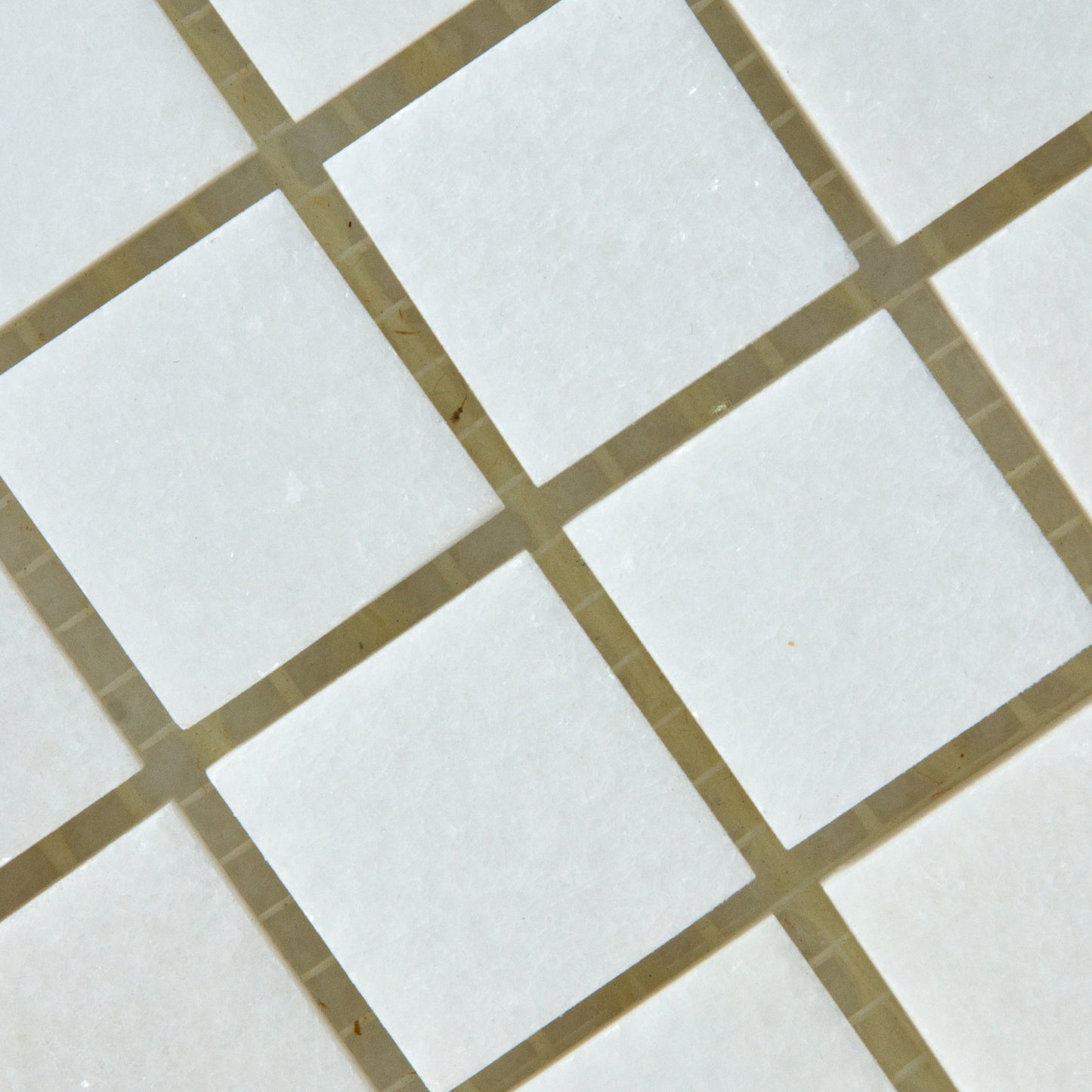 Thassos Mosaic Polished 1" X 1"