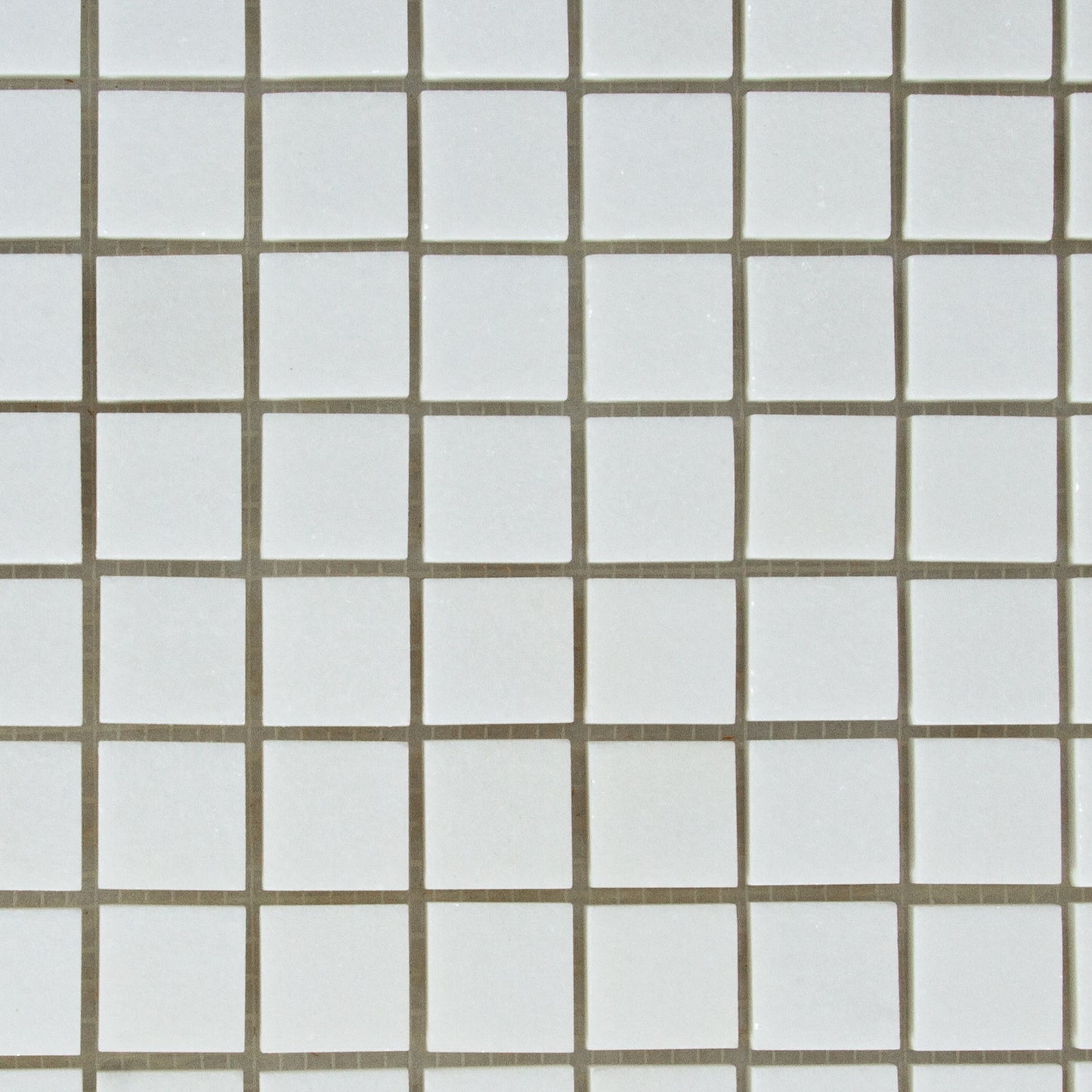 Thassos Mosaic Polished and Tumbled 2" X 2"