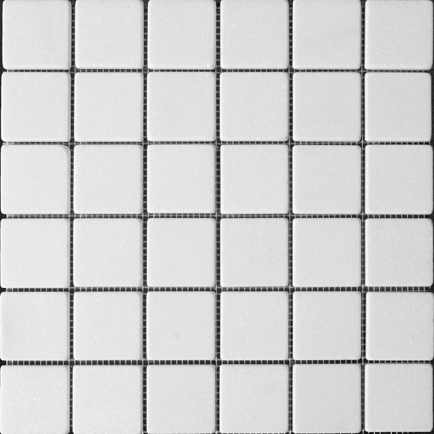 Thassos Mosaic Polished and Tumbled 2" X 2"