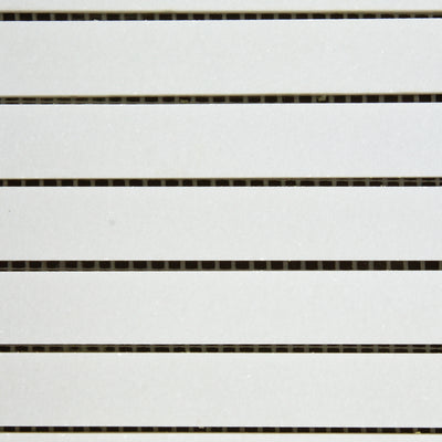 Thassos Mosaic Stacked Honed 3/4" X 6"
