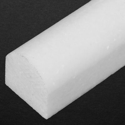 Thassos Bullnose Trim Polished 3/4"X12"