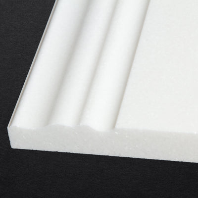 Thassos Base Molding Honed 4 3/4" x 12"