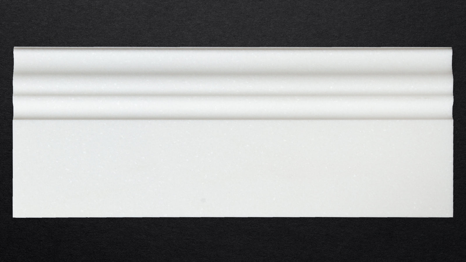 Thassos Base Molding Honed 4 3/4" x 12"
