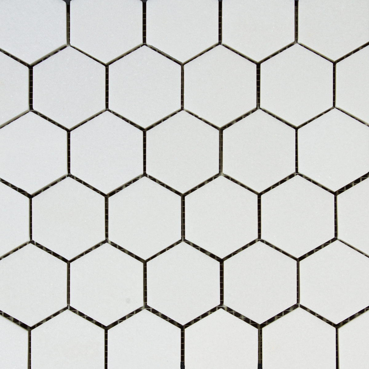 Hexagon Thassos Mosaic Polished 12'' x 12'' x 2"