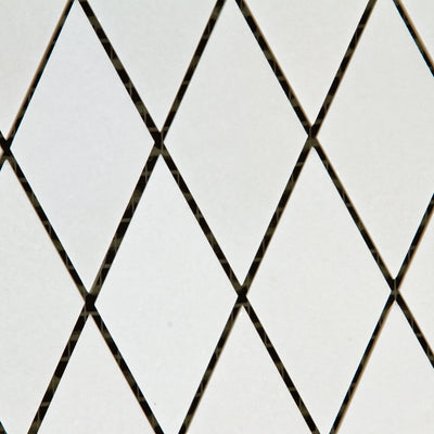 Diamond Thassos Mosaic Polished 1 1/4" x 2 1/8"