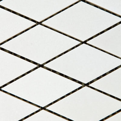 Diamond Thassos Mosaic Polished 1 1/4" x 2 1/8"