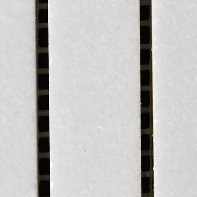 Thassos Mosaic Stacked Polished 3/4" X 6"