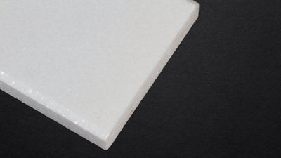 Thassos white marble threshold, surface detail