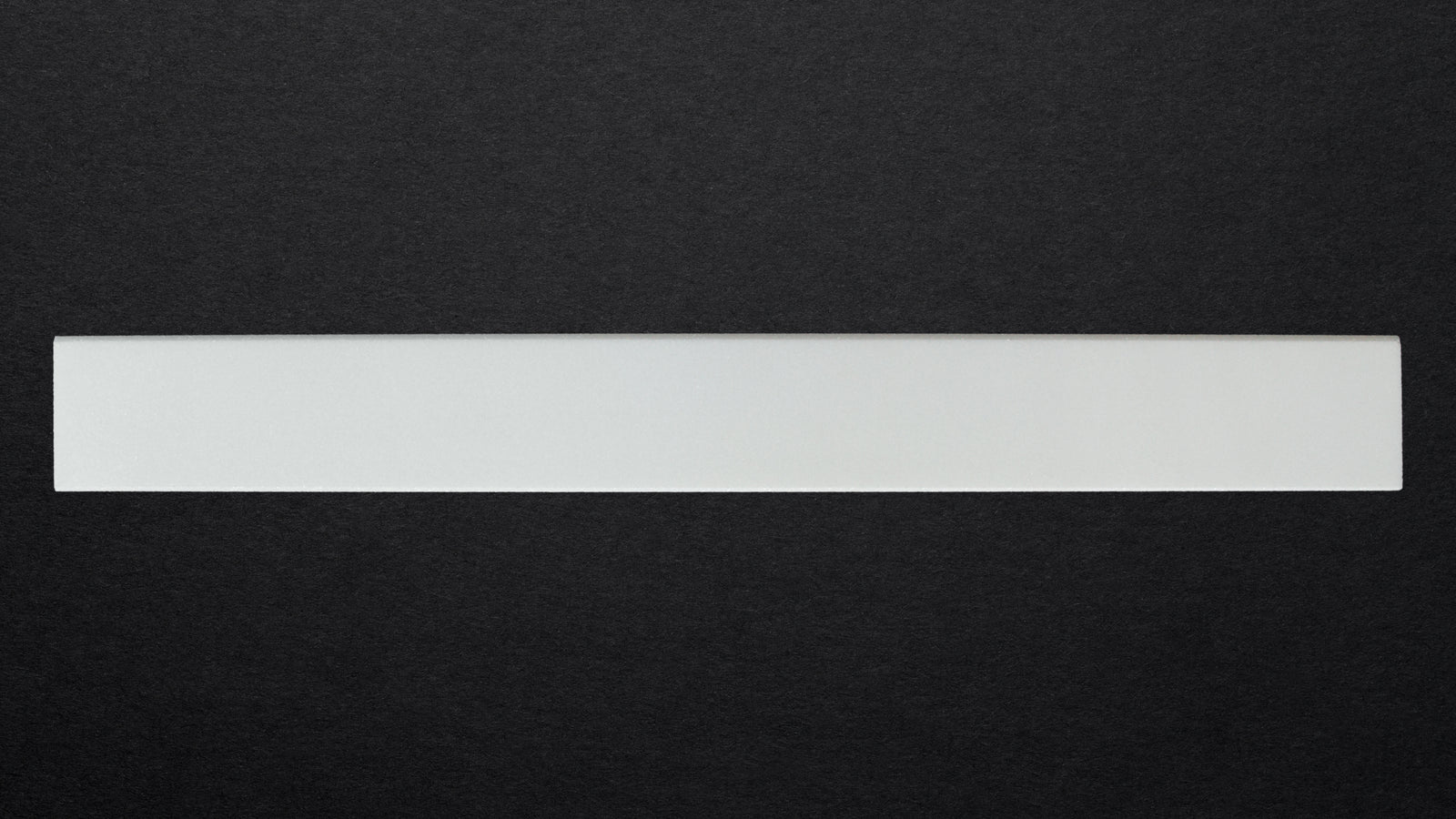Thassos white marble threshold with a double-beveled edge