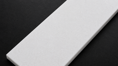 Thassos white marble window sill, edge detail