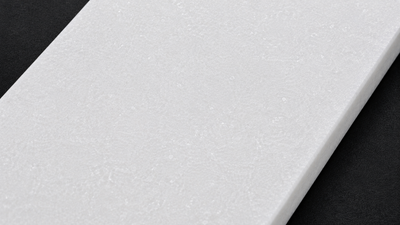 Thassos white marble window sill, end detail